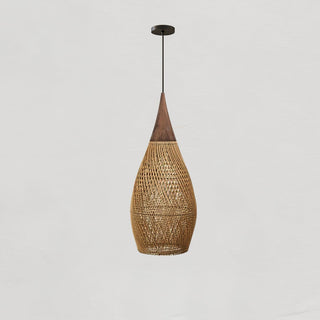 Evelyn Suspension en Rotin Tressé pour Salon
