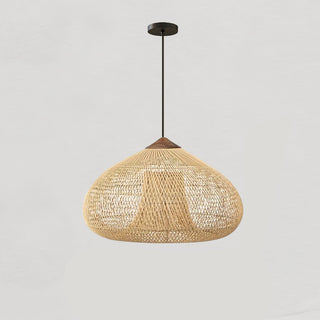 Evelyn Suspension en Rotin Tressé pour Salon