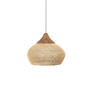 Evelyn Suspension en Rotin Tressé pour Salon
