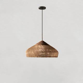 Evelyn Suspension en Rotin Tressé pour Salon
