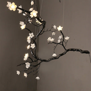 Aurora Lustre Organique à Branches et Fleurs
