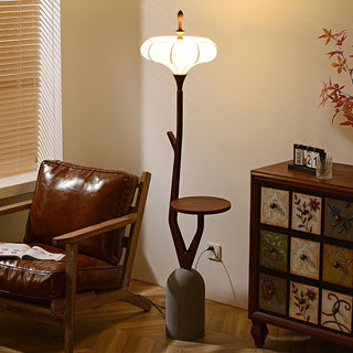 Flor Fashion Wood Floor Lamp-Neutral Decor