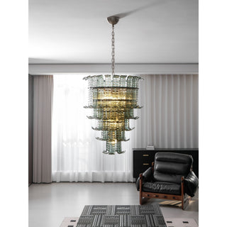 Aether Postmodern Luxe Verre Métal Lustre
