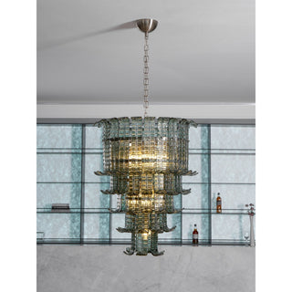 Aether Postmodern Luxe Verre Métal Lustre