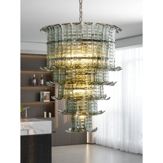 Aether Postmodern Luxe Verre Métal Lustre