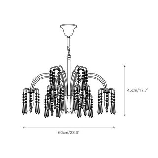 Voyant Prime Luxe Bougie Cristal Lustre