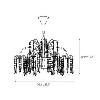 Voyant Prime Luxe Bougie Cristal Lustre
