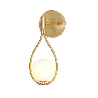 Icarila Moderne Minimaliste Vanité Laiton Verre Applique Murale