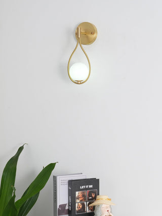 Icarila Moderne Minimaliste Vanité Laiton Verre Applique Murale