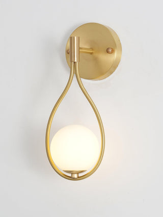 Icarila Moderne Minimaliste Vanité Laiton Verre Applique Murale