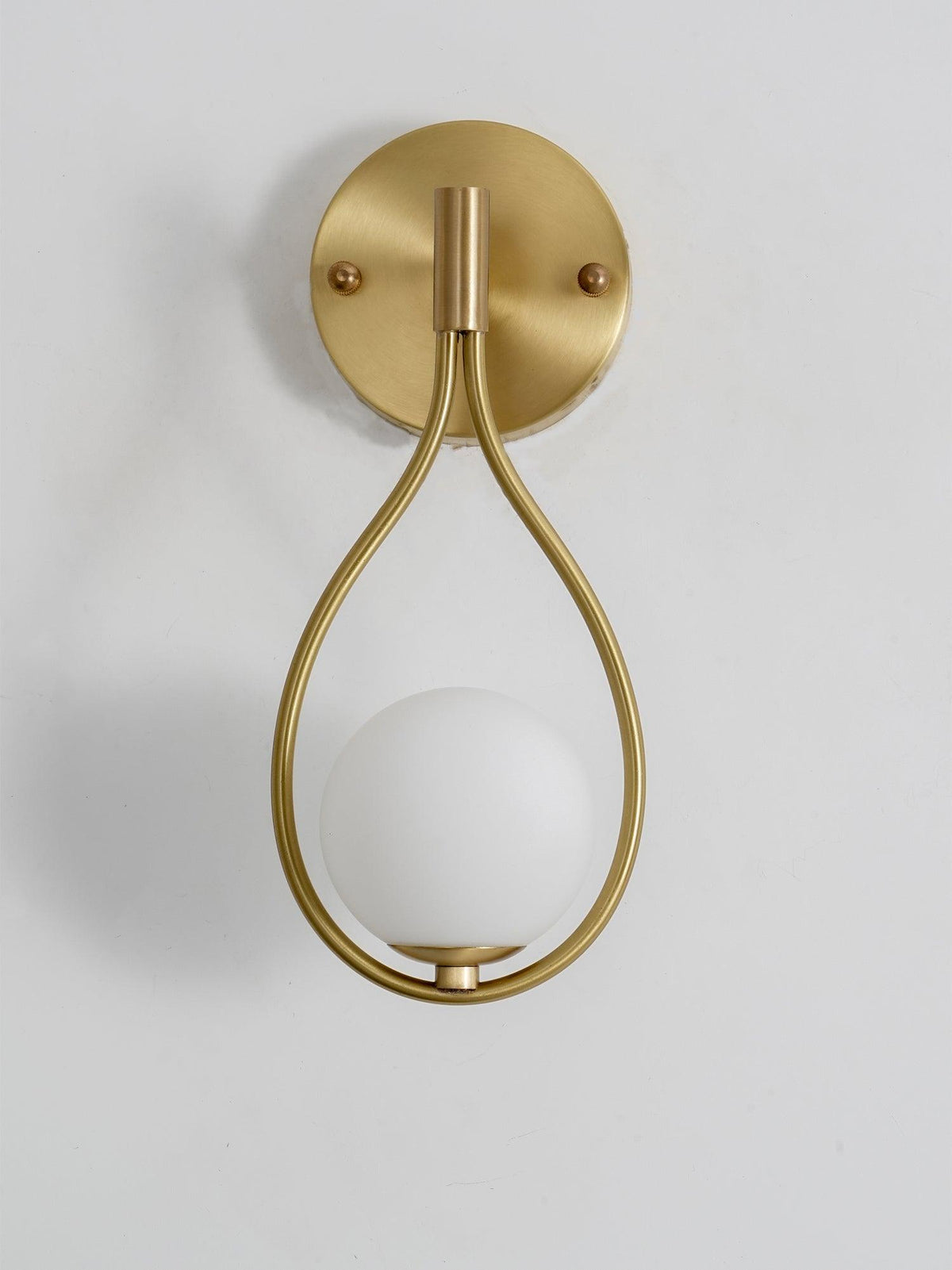 Talira Moderne Minimaliste Vanité Laiton Verre Applique Murale