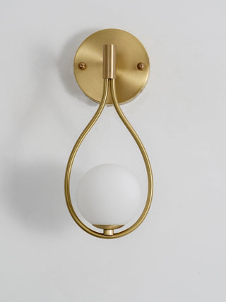 Icarila Moderne Minimaliste Vanité Laiton Verre Applique Murale