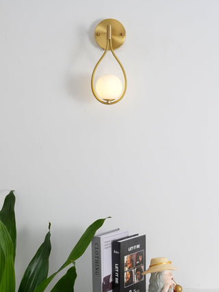Icarila Moderne Minimaliste Vanité Laiton Verre Applique Murale