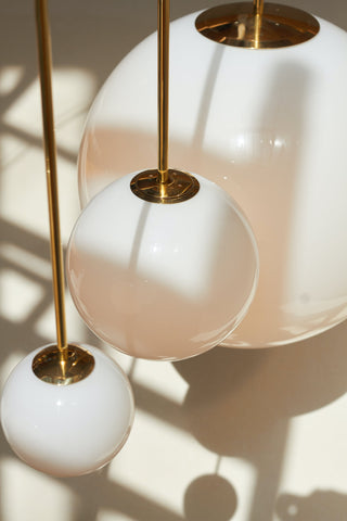 Lustra Suspension Collection Architecturale en Laiton-Luire