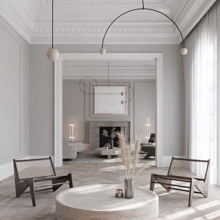 Lustra Suspension Collection Architecturale en Laiton-Luire