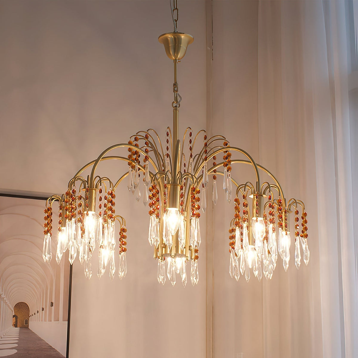 Voyant Prime Luxe Bougie Cristal Lustre