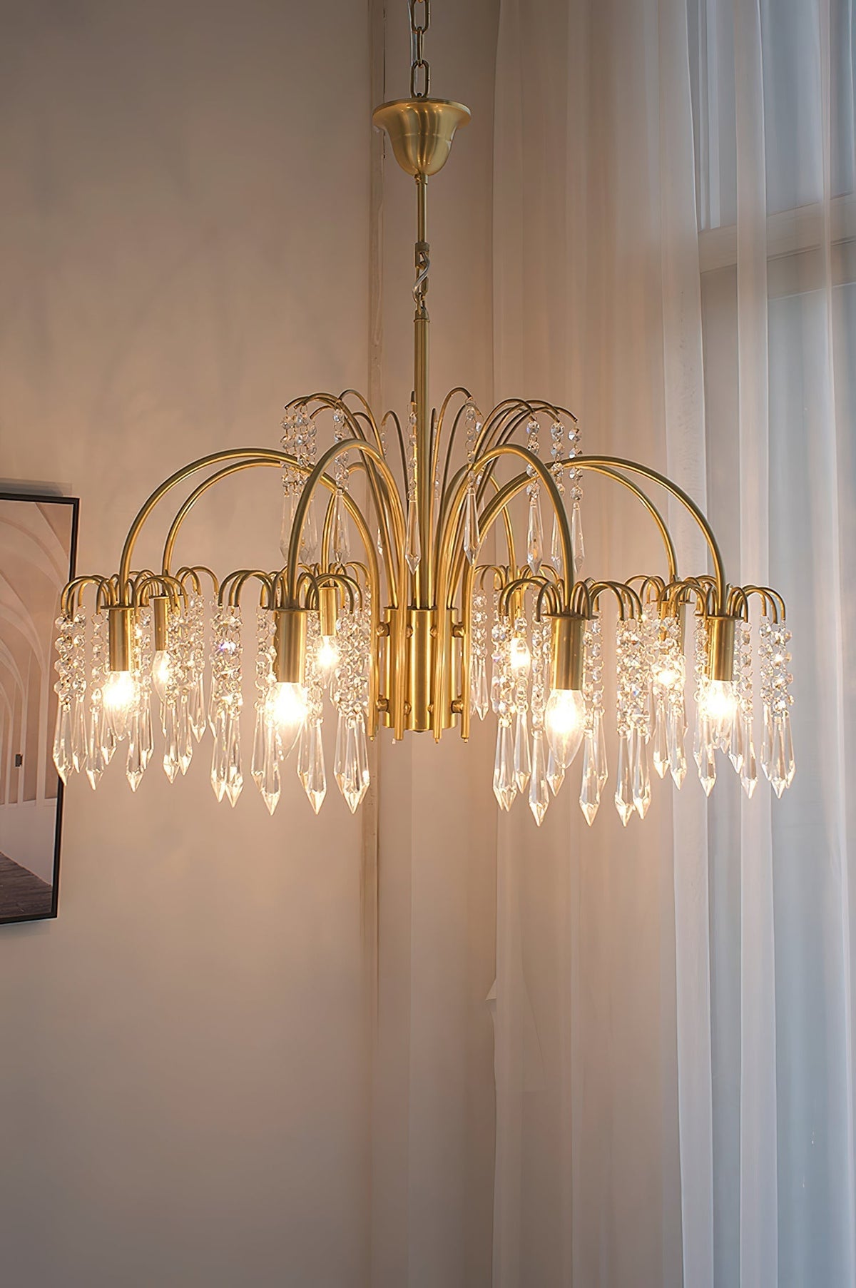 Voyant Prime Luxe Bougie Cristal Lustre