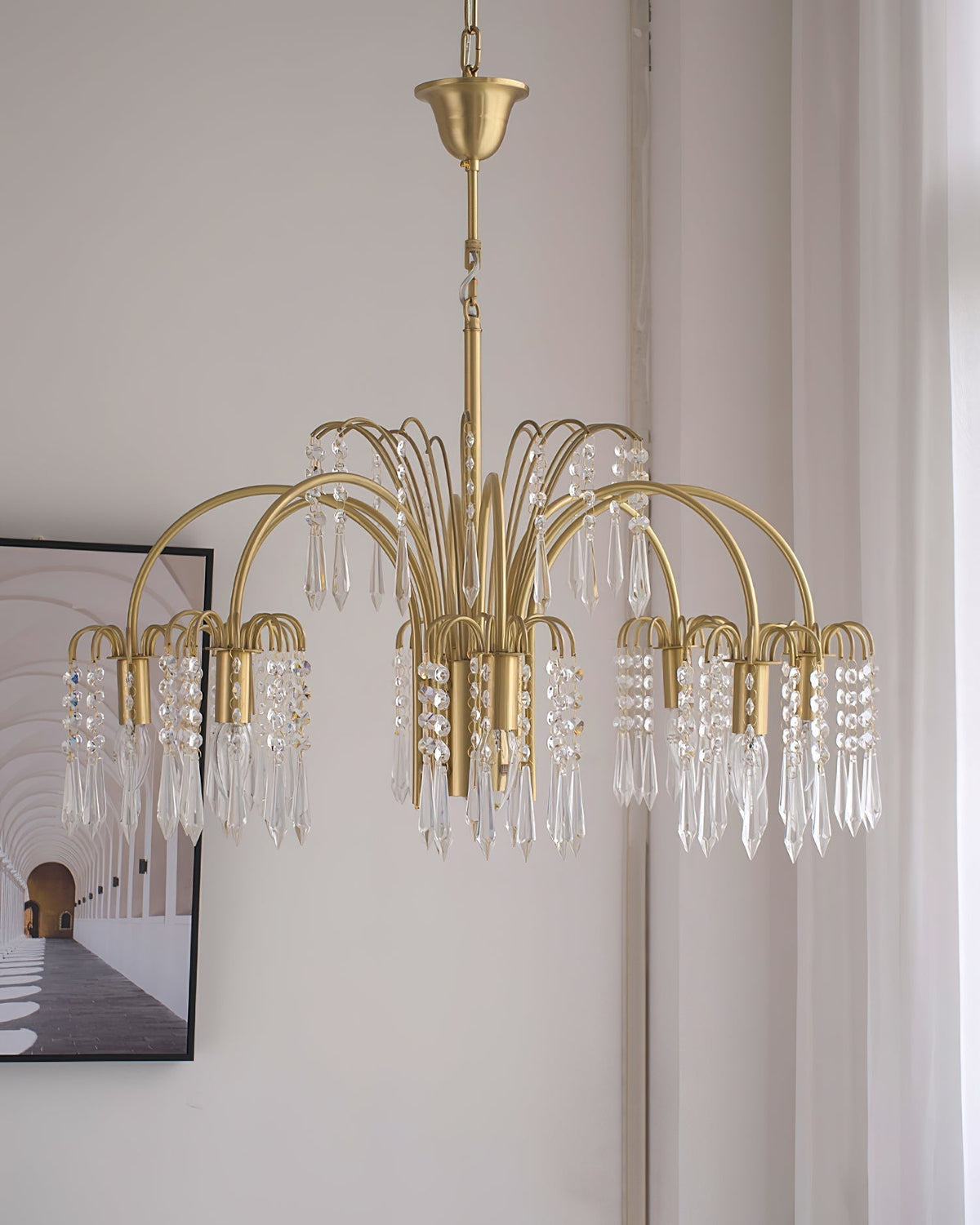 Voyant Prime Luxe Bougie Cristal Lustre
