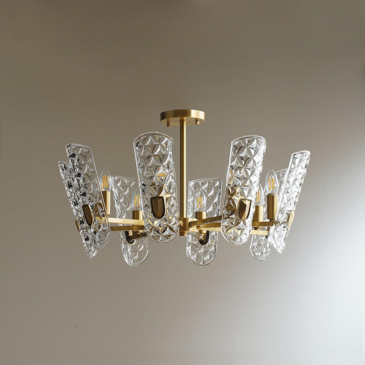 Ivaranne Lustre Central en Laiton Élégant