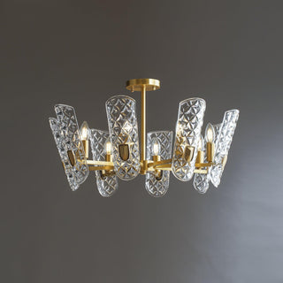 Celeste Lustre Central en Laiton Élégant