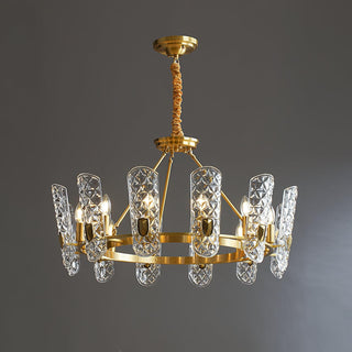 Celeste Lustre Central en Laiton Élégant