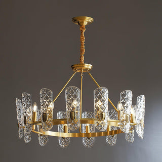 Celeste Lustre Central en Laiton Élégant