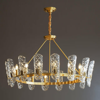 Celeste Lustre Central en Laiton Élégant