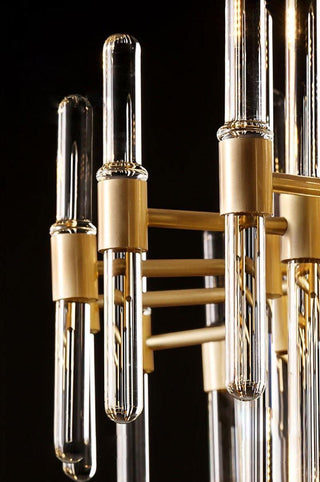 Solara Lustre en Laiton Antique de Luxe