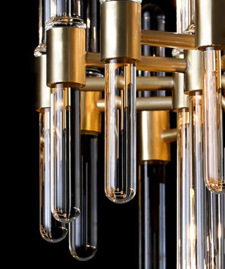 Solara Lustre en Laiton Antique de Luxe