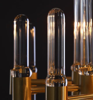 Solara Lustre en Laiton Antique de Luxe