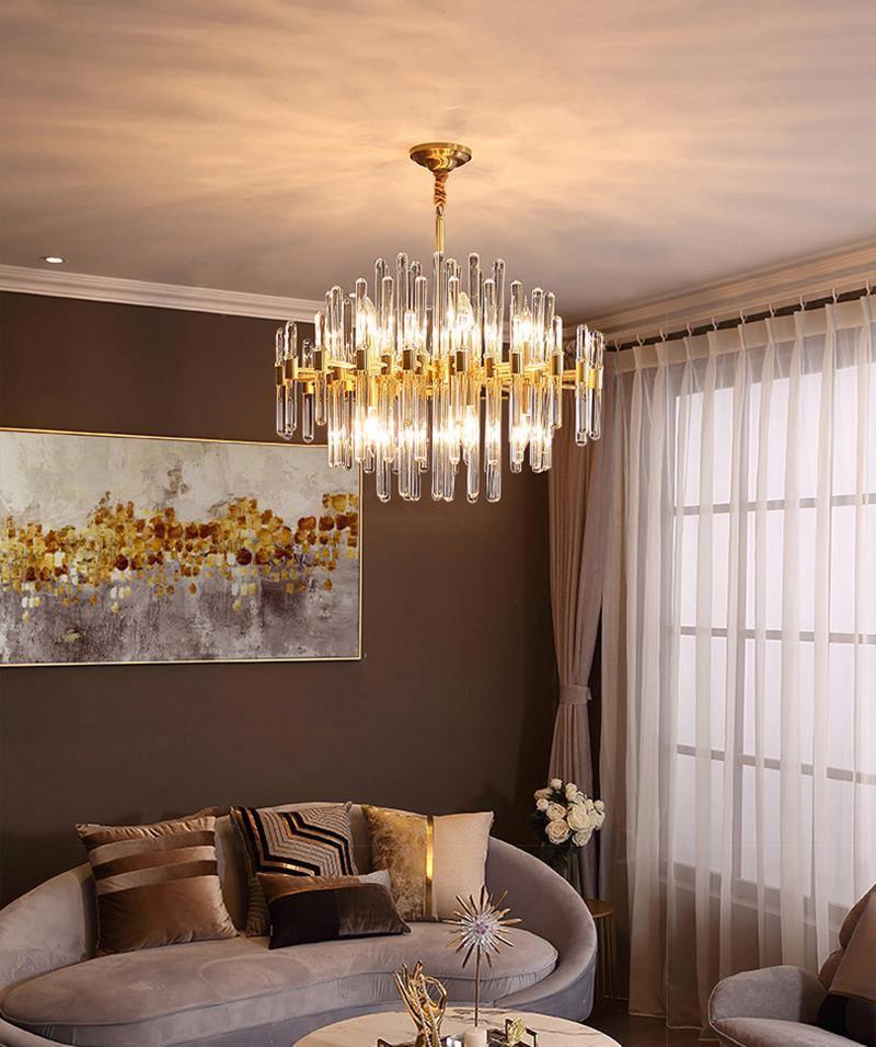 Rilenae Lustre en Laiton Antique de Luxe
