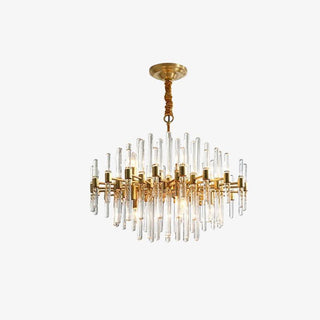 Solara Lustre en Laiton Antique de Luxe