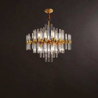 Solara Lustre en Laiton Antique de Luxe