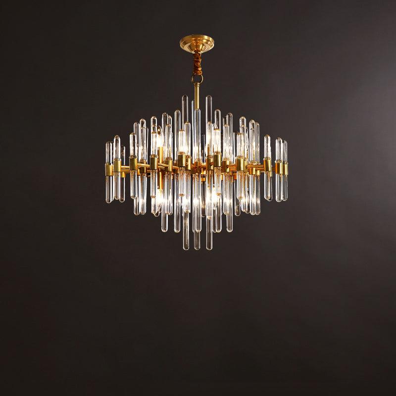 Rilenae Lustre en Laiton Antique de Luxe