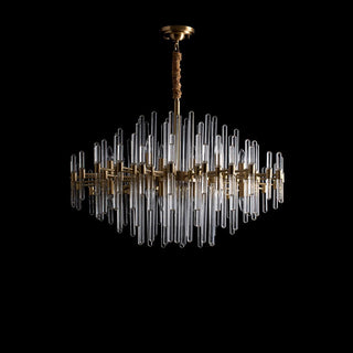 Solara Lustre en Laiton Antique de Luxe