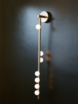Pamela Applique Murale Tubulaire en Laiton Et Verre