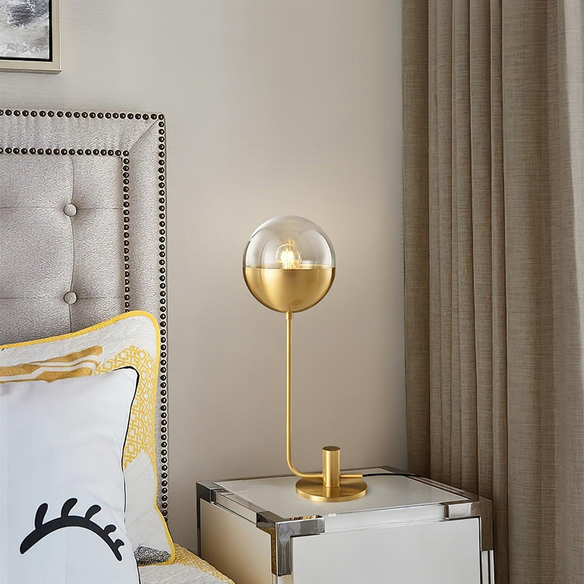 Sutton Modern Table Lamp-Neutral Decor
