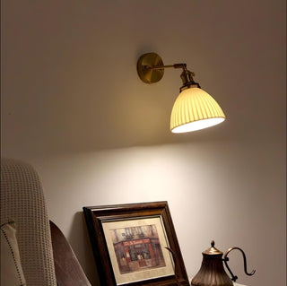 Lustra Lampe Murale Céramique Laiton Élégante