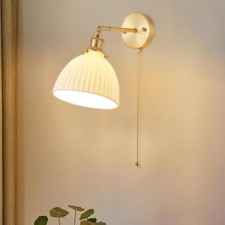 Lustra Lampe Murale Céramique Laiton Élégante