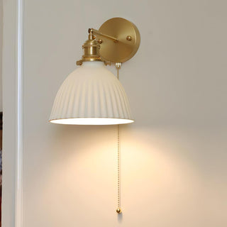Lustra Lampe Murale Céramique Laiton Élégante