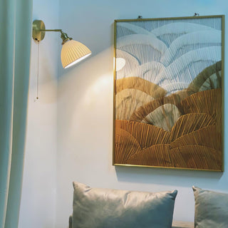 Lustra Lampe Murale Céramique Laiton Élégante
