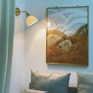 Lustra Lampe Murale Céramique Laiton Élégante
