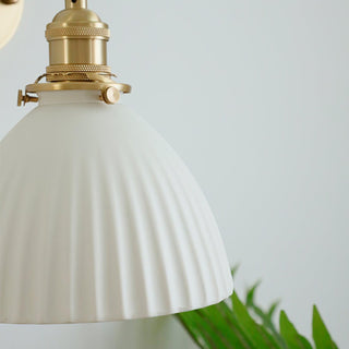 Lustra Lampe Murale Céramique Laiton Élégante