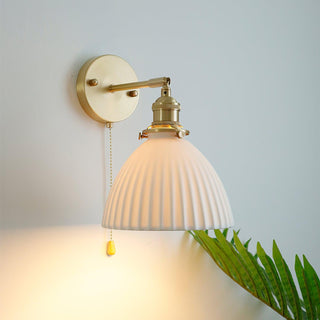 Lustra Lampe Murale Céramique Laiton Élégante