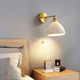 Lustra Lampe Murale Céramique Laiton Élégante