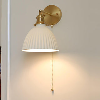 Lustra Lampe Murale Céramique Laiton Élégante