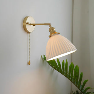 Lustra Lampe Murale Céramique Laiton Élégante