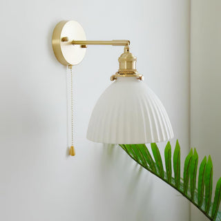 Lustra Lampe Murale Céramique Laiton Élégante