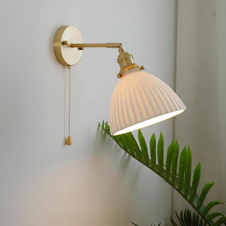 Lustra Lampe Murale Céramique Laiton Élégante
