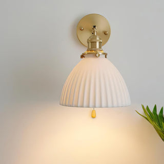 Lustra Lampe Murale Céramique Laiton Élégante
